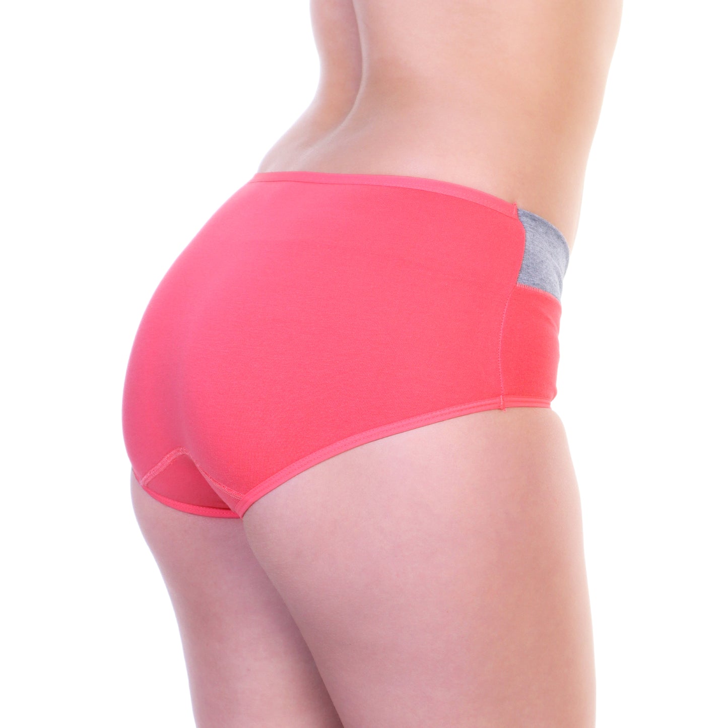 Angelina Cotton Comfort Mid-Rise Brief Panties with Bird Print Design (12-Pack), #G6656