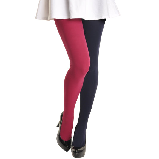 Angelina 2-Color Brushed Interior Thermal Joker Tights (6-Pack), #009JOKER