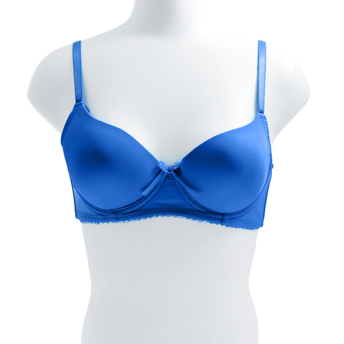 Angelina Wired A-Cup T-shirt Bra with Adjustable Straps (6-Pack), #B962A