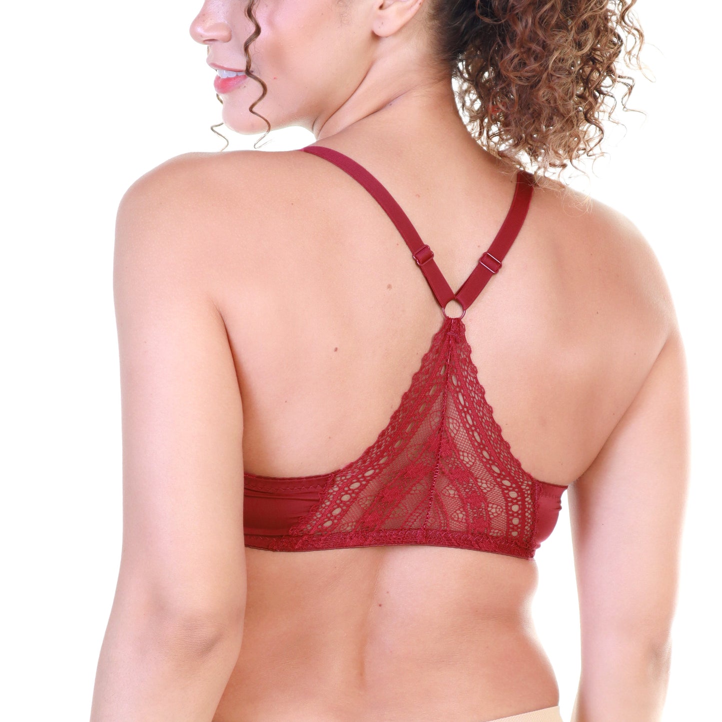 Angelina Wired Racerback Bra with Adjustable Straps (6-Pack), #B385
