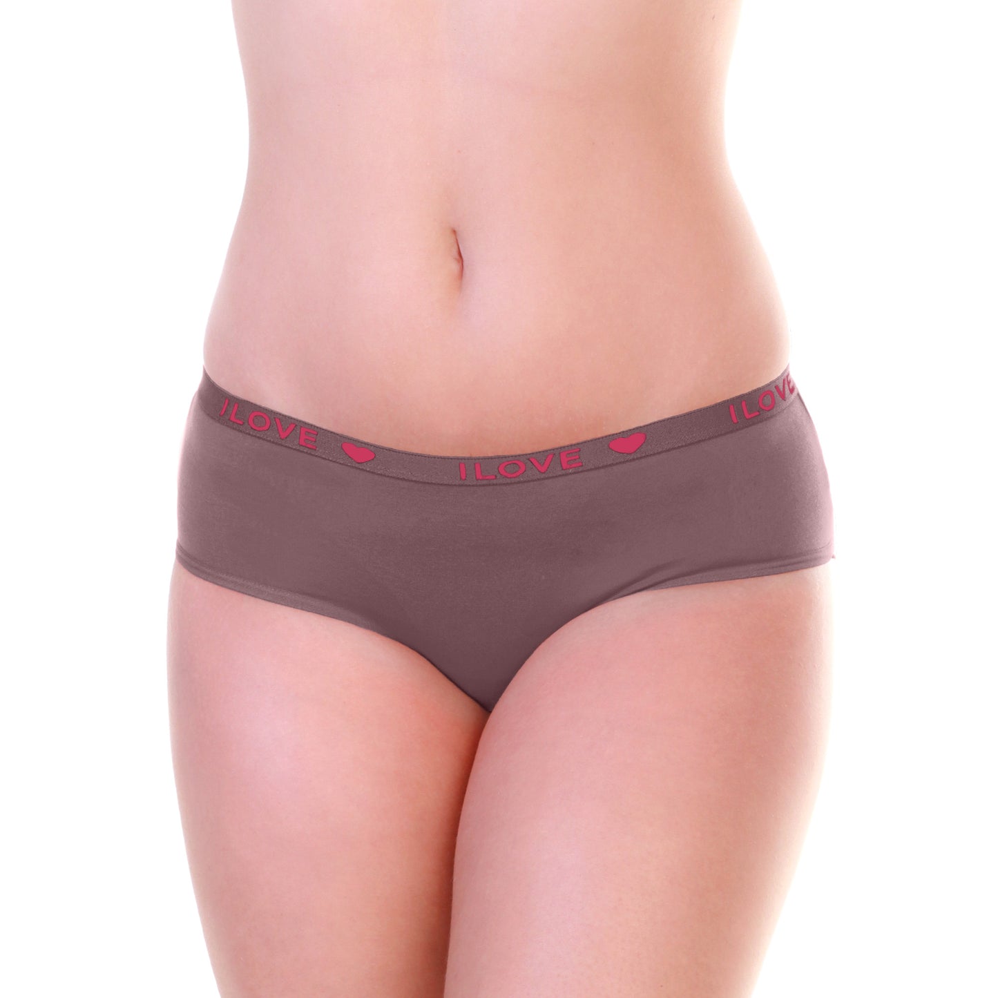 Angelina Cotton Hiphugger Panties with Elastic Waistband (12-Pack), #G6864X