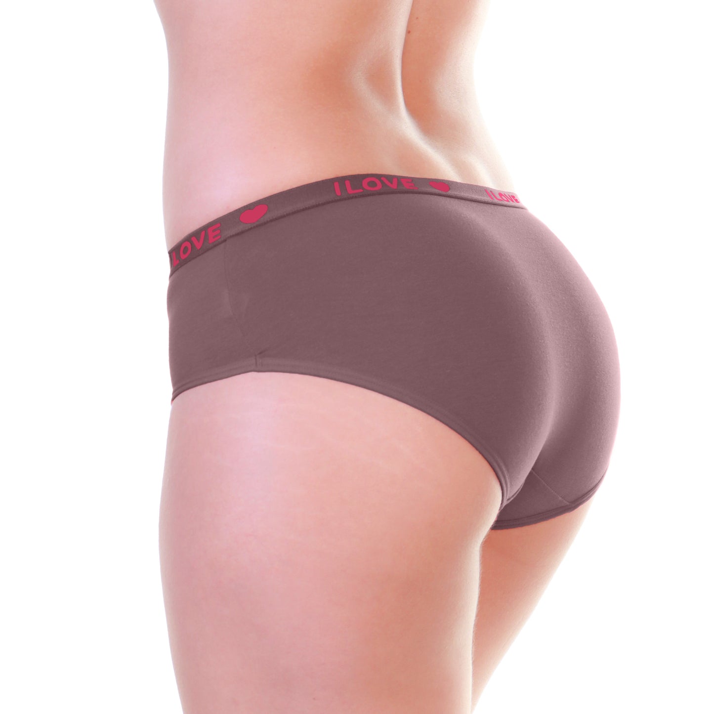 Angelina Cotton Hiphugger Panties with Elastic Waistband (12-Pack), #G6864X
