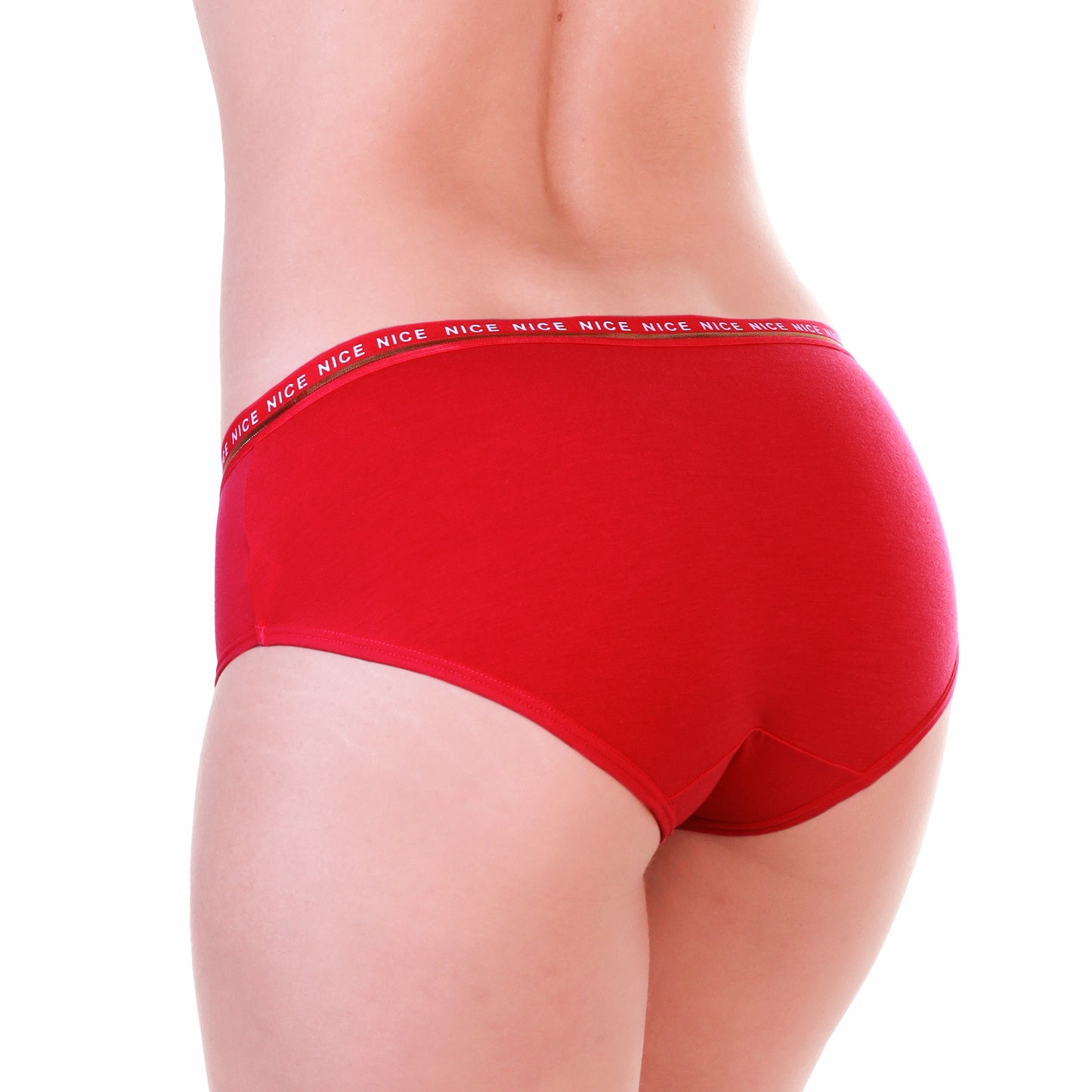 Cotton Hiphugger Panties with Elastic Waistband (12-Pack)