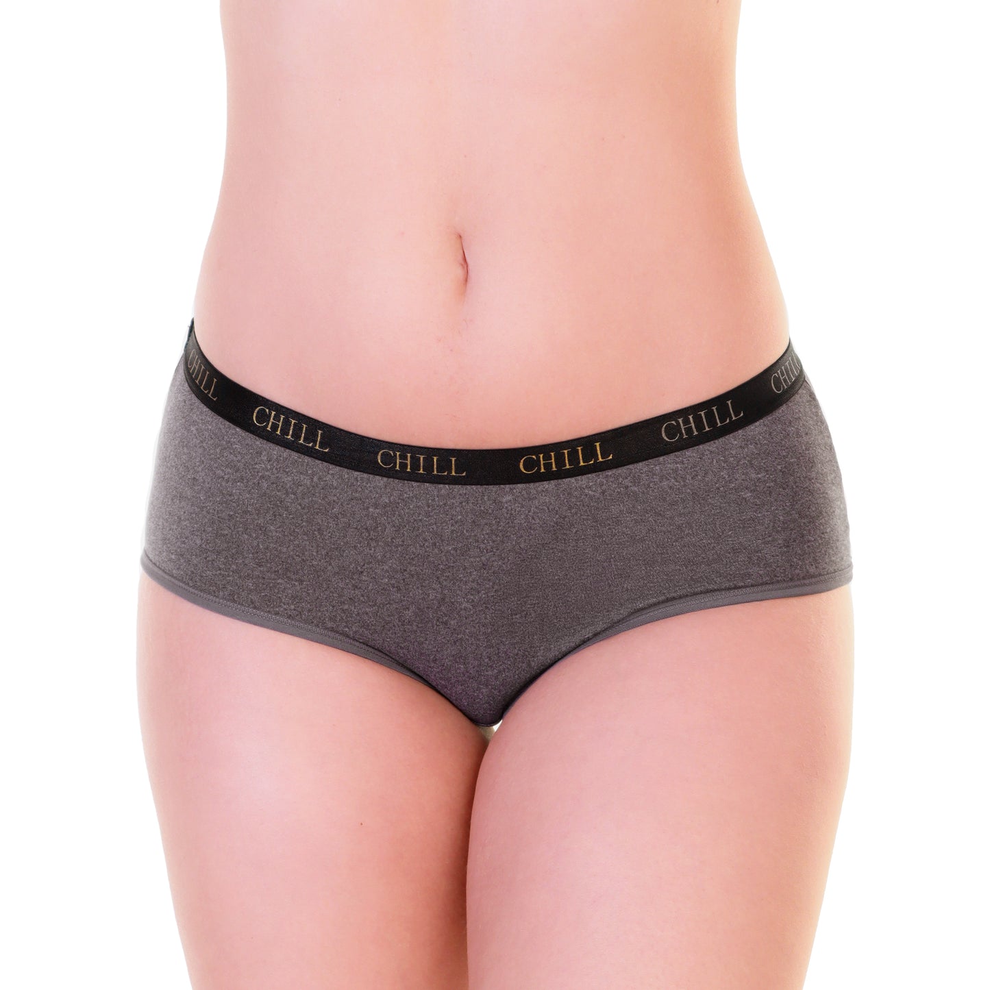 Angelina Microfiber Mid-Rise Brief Panties with CHILL Elastic Waistband (12-Pack), #G6890