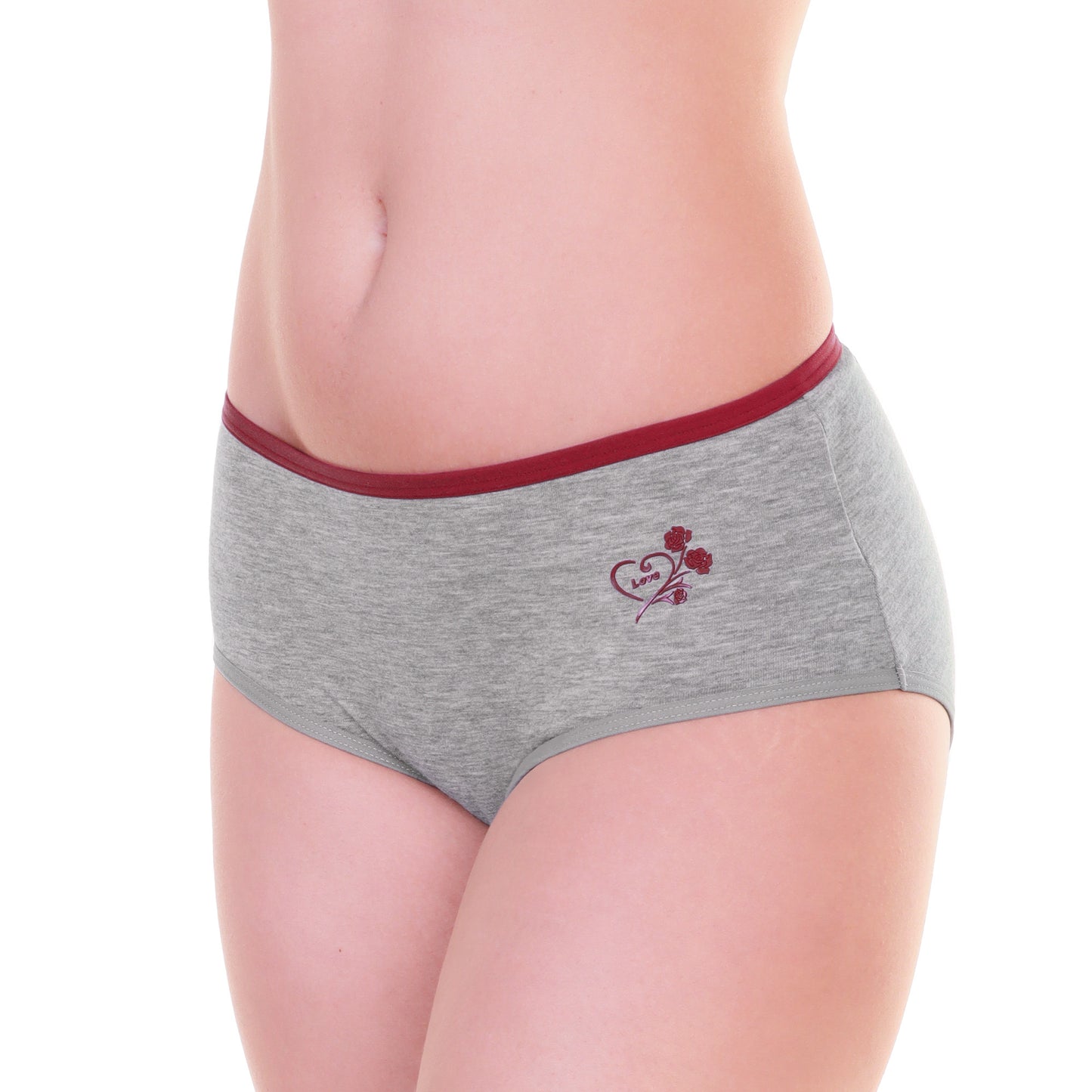 Angelina Cotton Hiphugger Panties with Hip Detail (12-Pack), #G6907