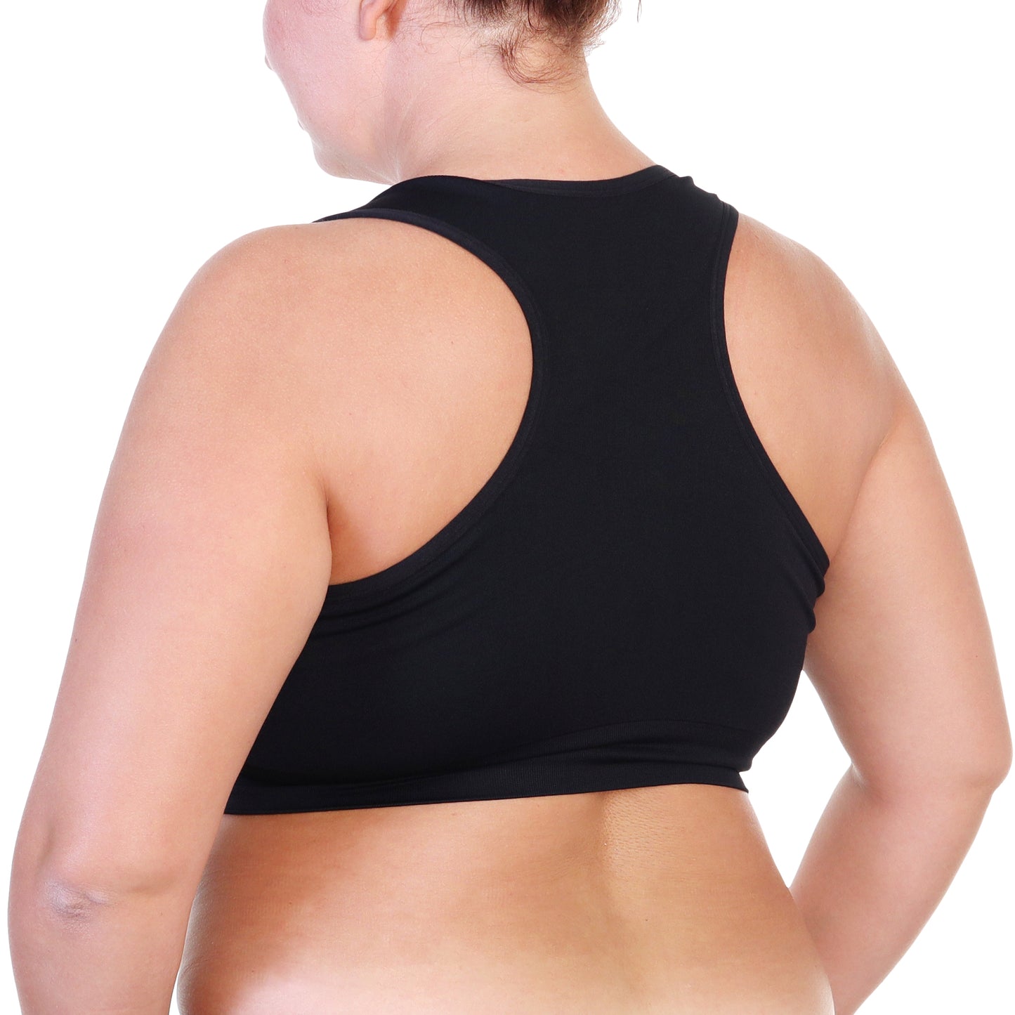 Seamless Extended Size Bra with Hook-and-Eye Front Closure (3-Pack), #SE940