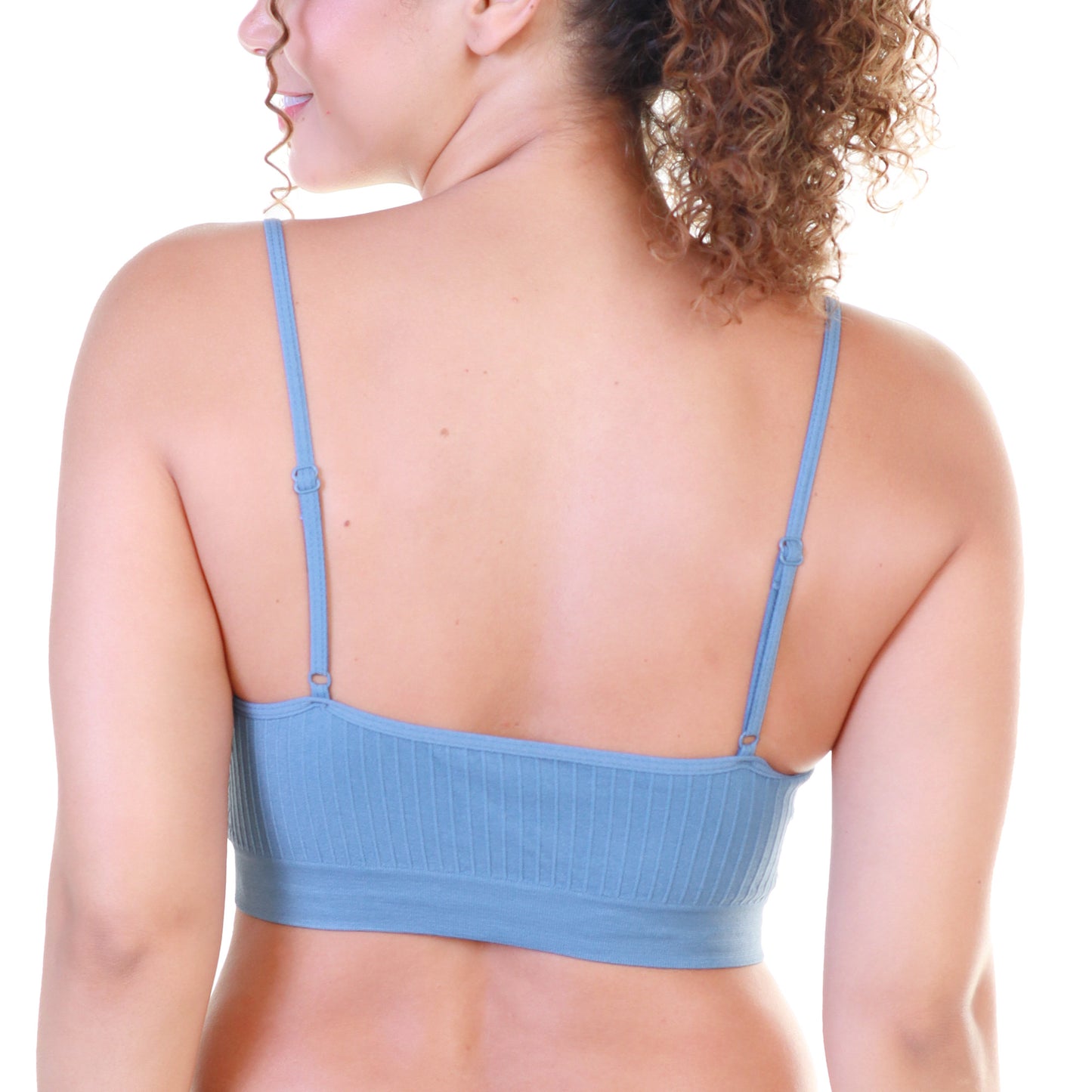 Angelina Seamless Bralette with Adjustable Straps (6-Pack), #SE989