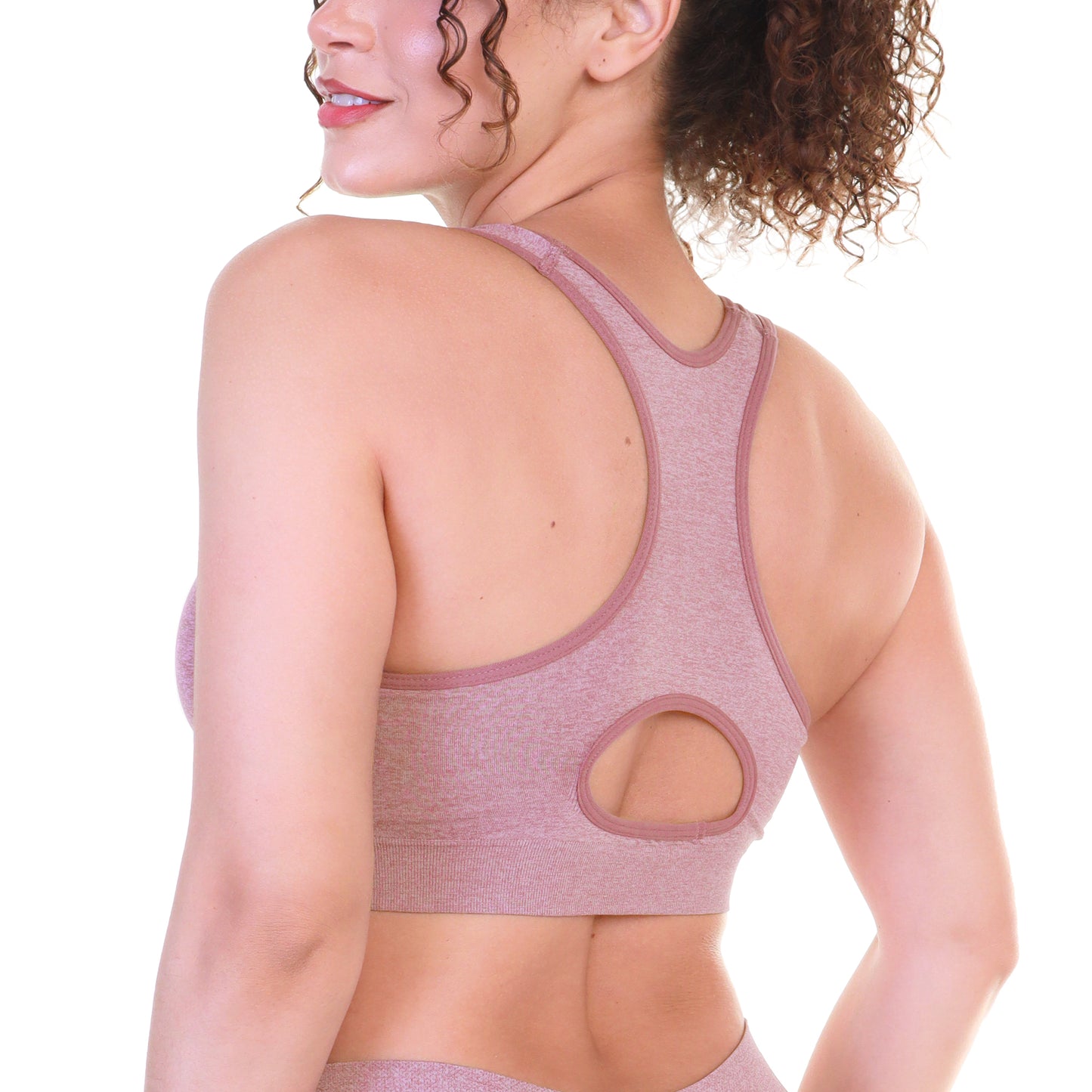 Angelina Seamless Wire-free Bralette with Keyhole Design (6-Pack), #SE991