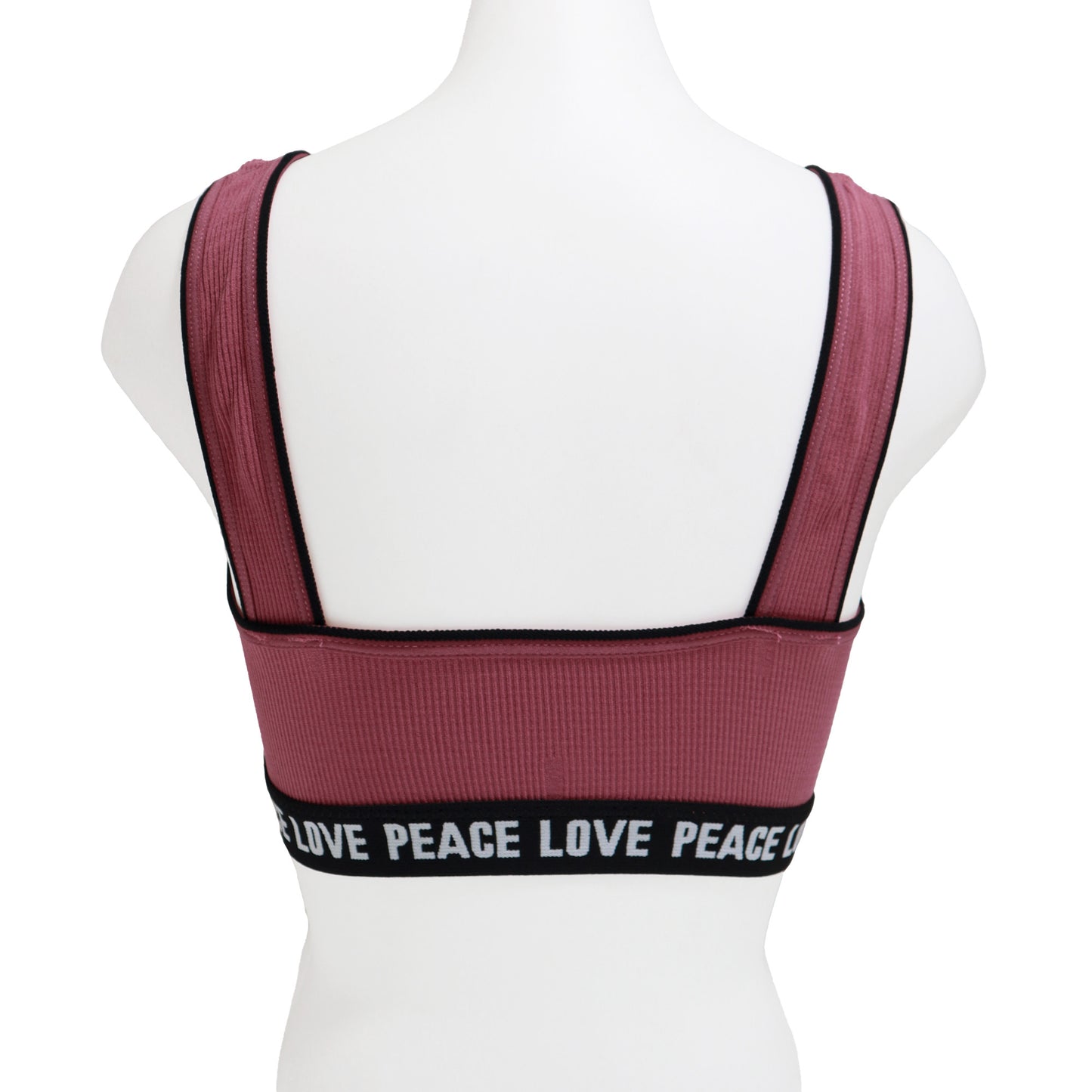 Angelina Seamless Wire-free Bralette with Love Peace Print (6-Pack), #SE992