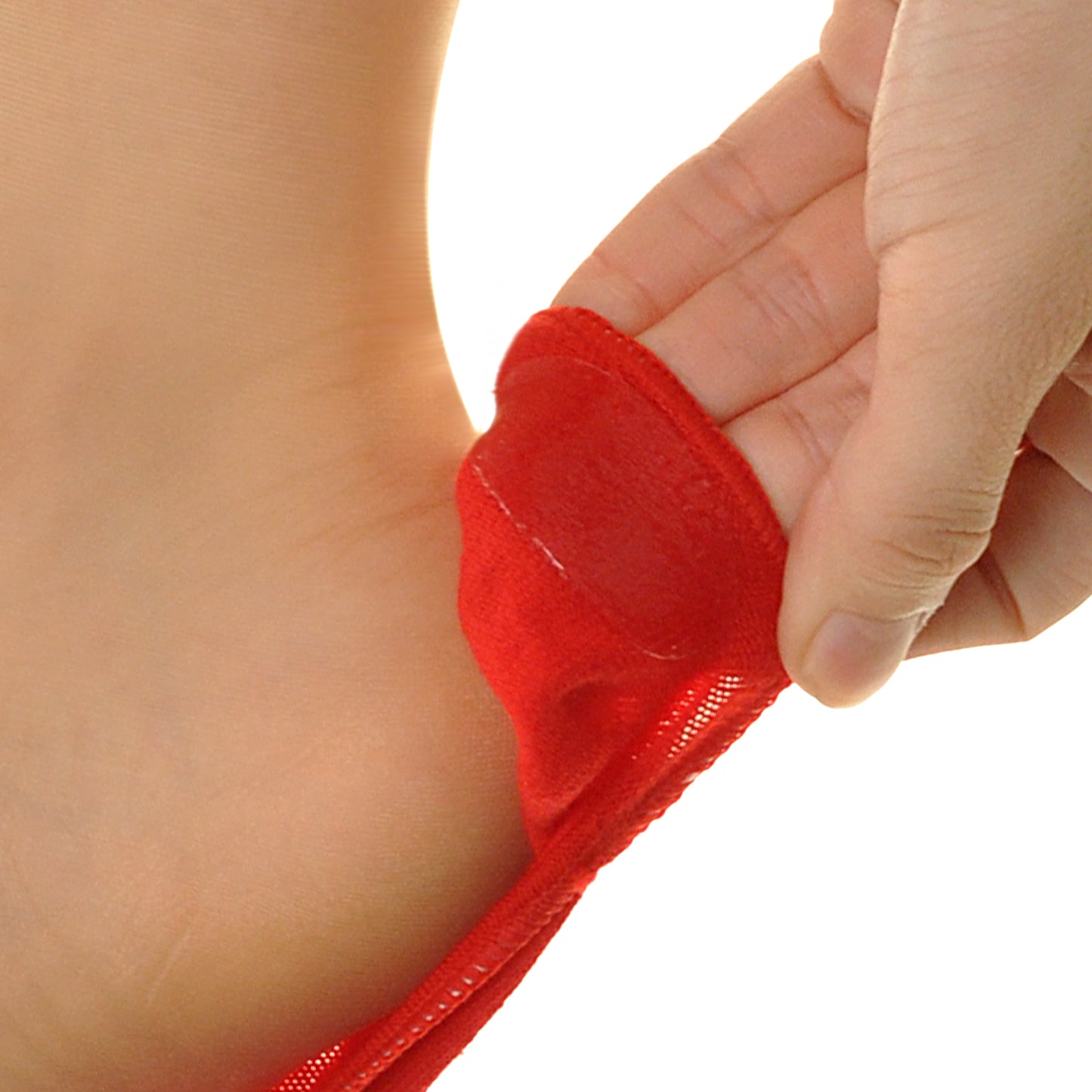 Angelina Cotton No-Show Liners with Silicone Grip (6-Pairs), #SK02C