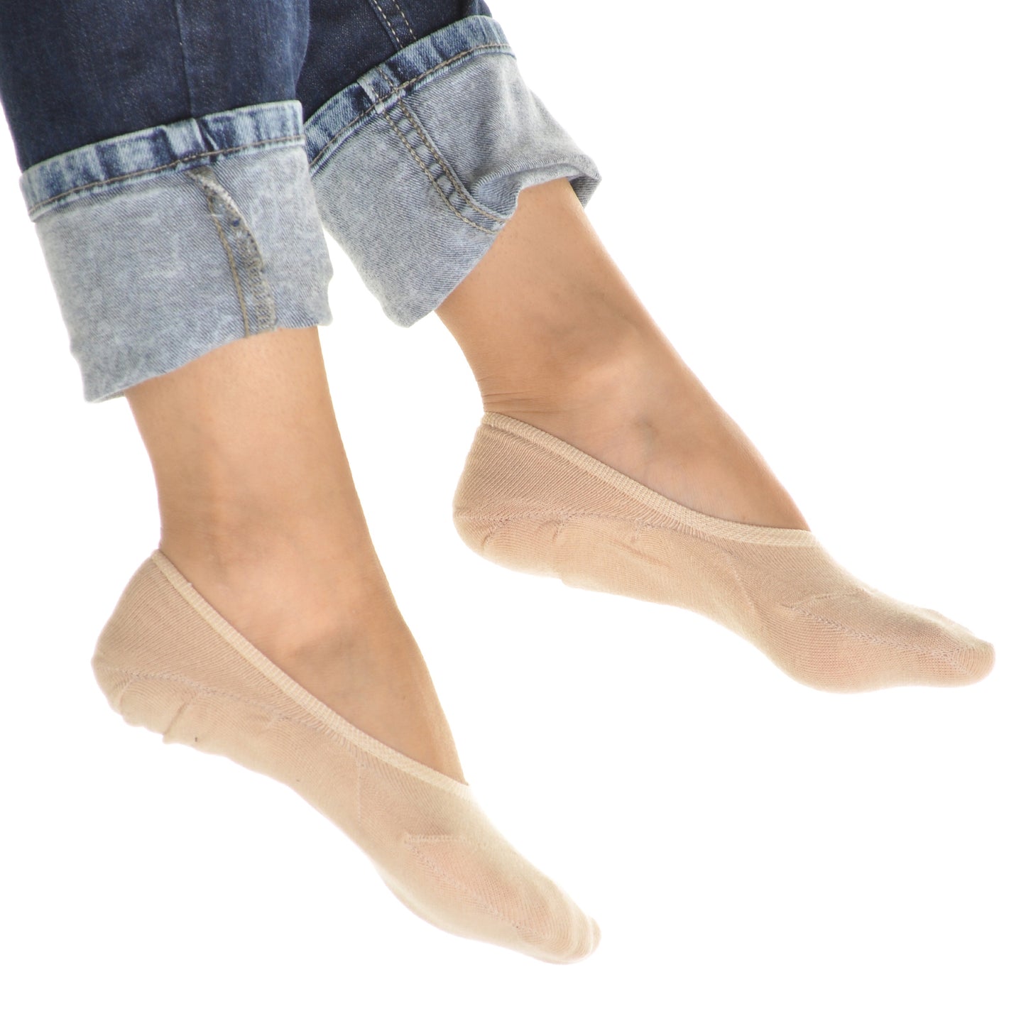 Angelina Low Cut No Show Socks (12-Pairs), #SK21
