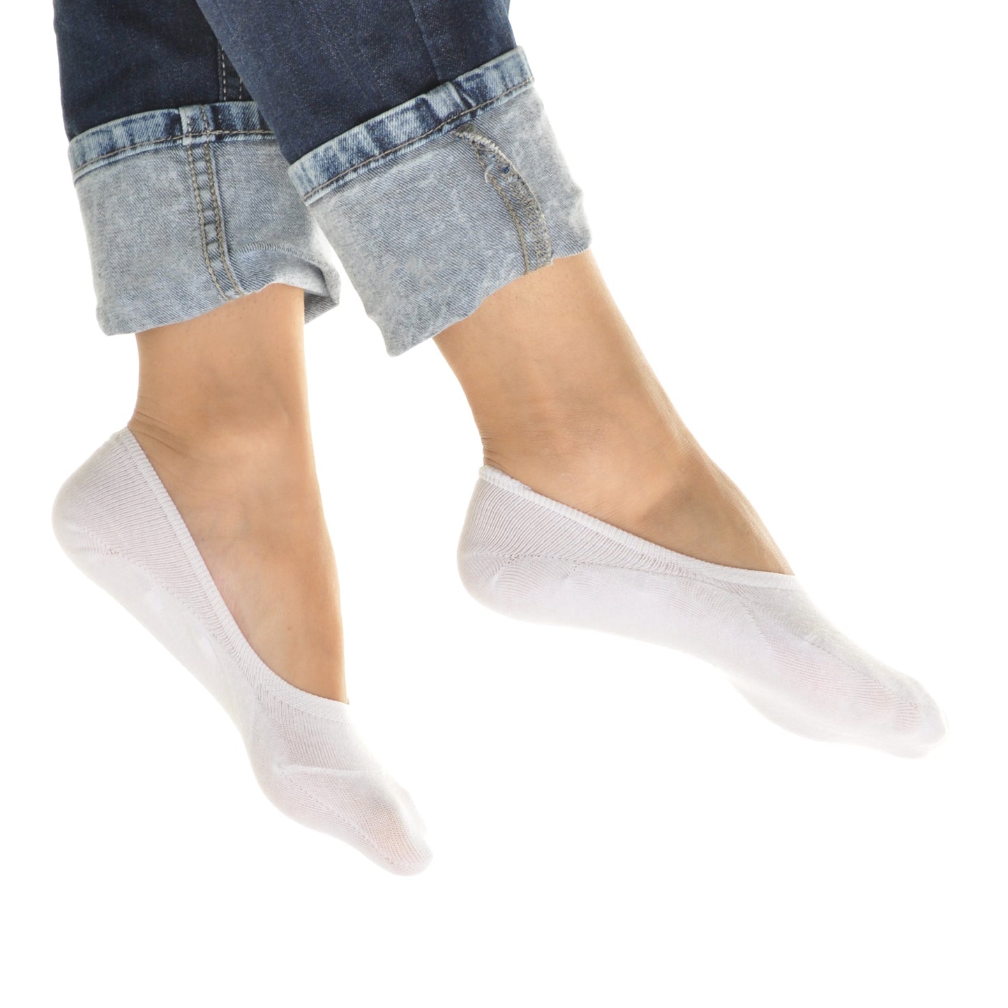 Angelina Low Cut No Show Socks (12-Pairs), #SK21