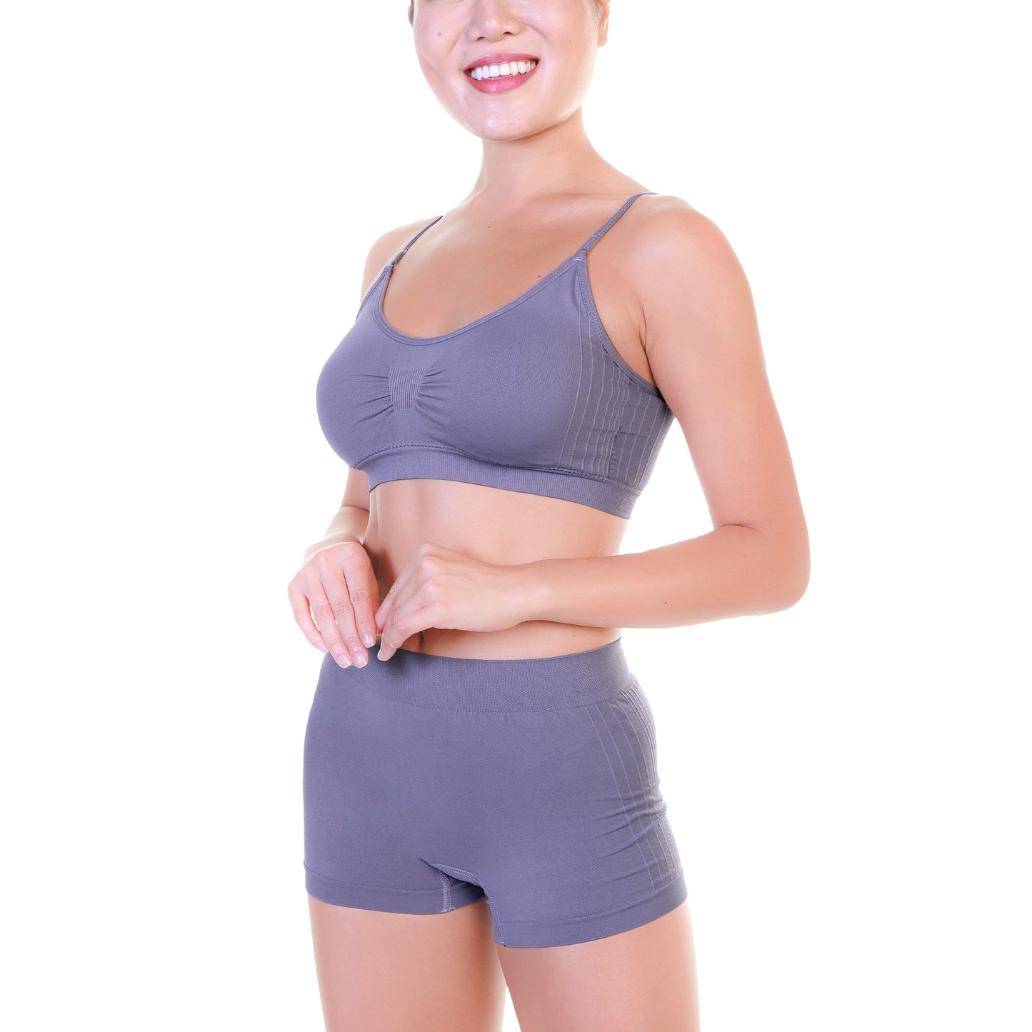 Seamless Wireless Bralette with Removable Pads (6 Pack), #SE978