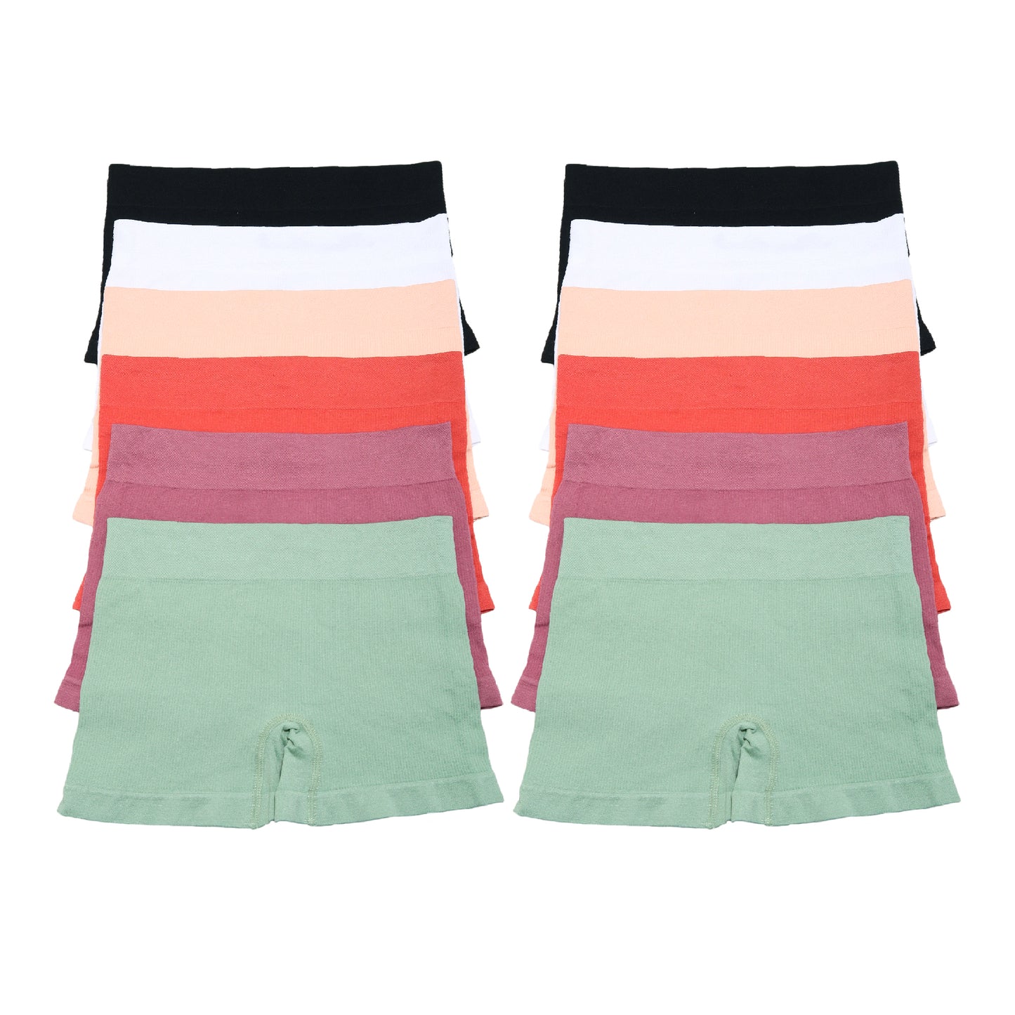 Angelina Seamless Microfiber Boyshort Panties (12-Pack), #SE953P