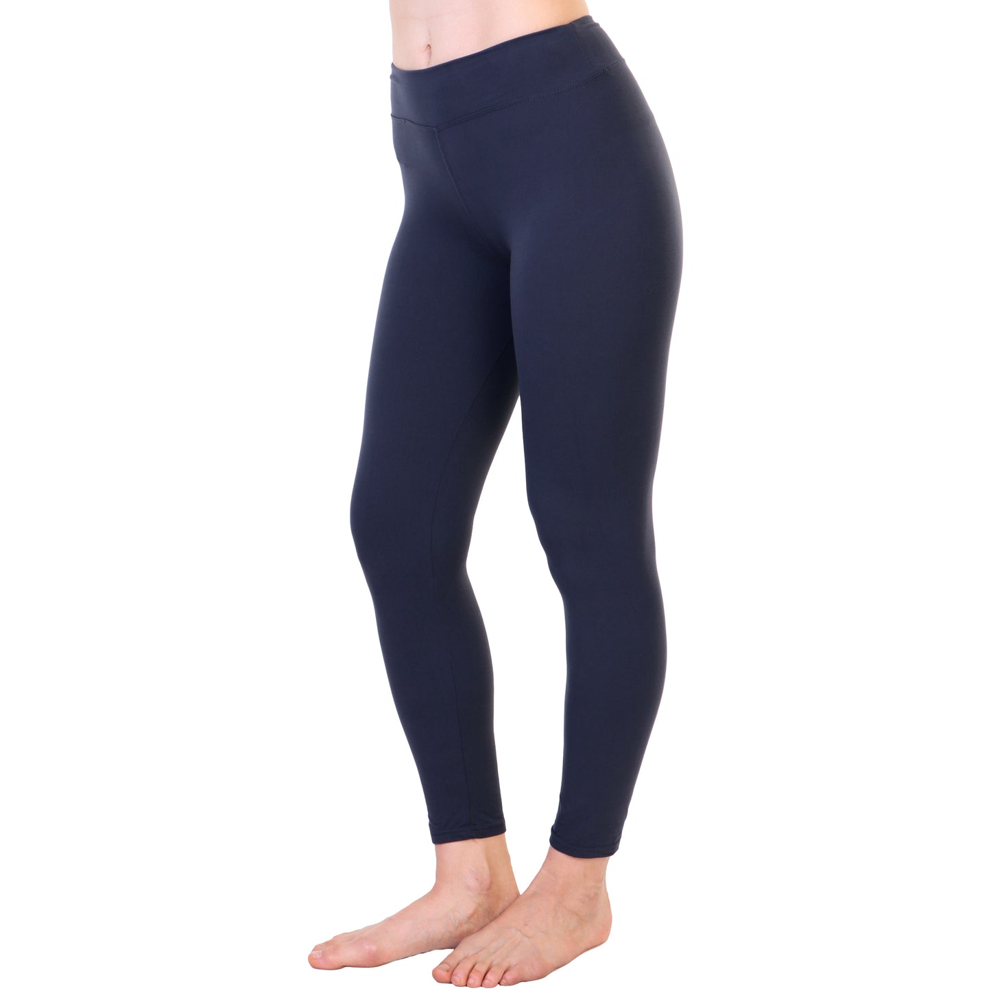 Angelina Women's Microfiber High Waist Full Coverage Cropped Legging (4-Pack), #138