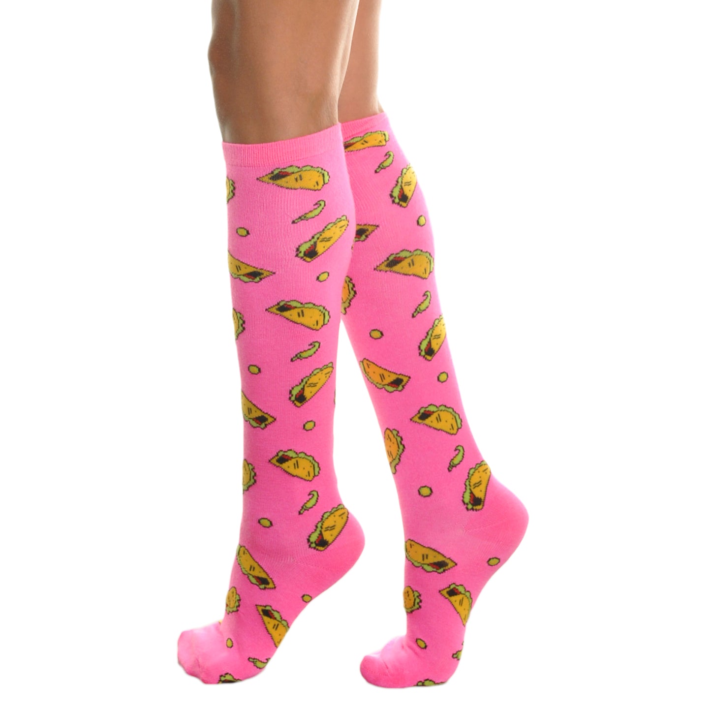 Angelina Knee-High Novelty Foodie Socks (6-Pairs), #2546