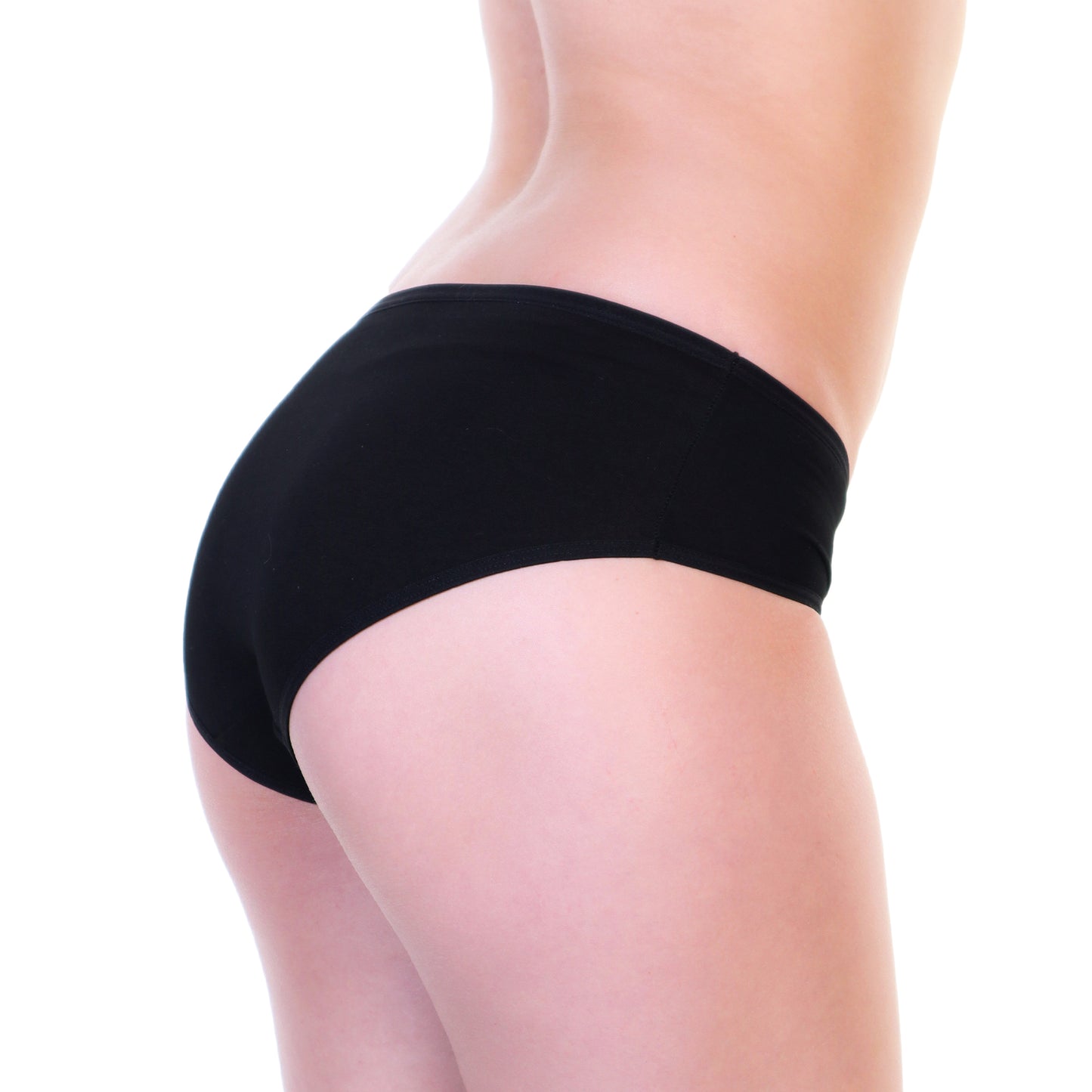 Angelina Cotton Hiphugger Panties with Embroidered Leaf Design (12-Pack), #G6676