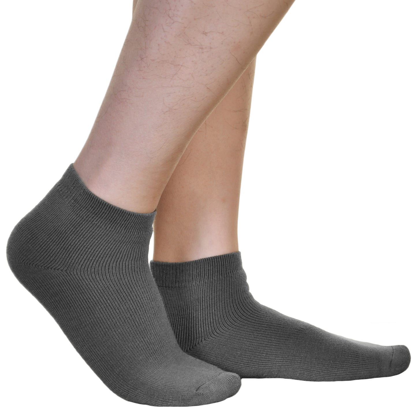 Angelina Unisex French Terry Quarter Socks (6-Pairs), #2558