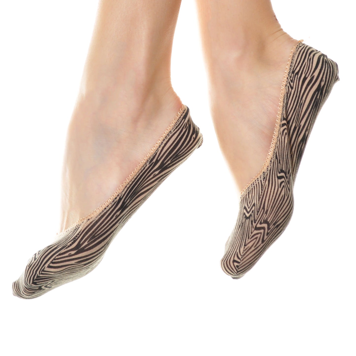 Angelina Colorful Graphic No-Show Socks (12-Pairs), #SK34