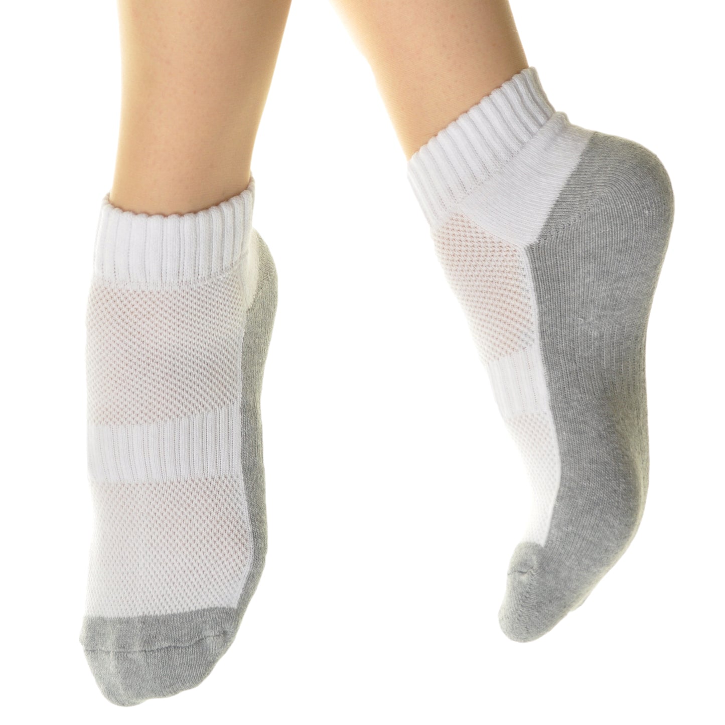 Angelina Unisex Ankle Socks with Arch Support and Cushioned Soles (12-Pairs), #XASOCK