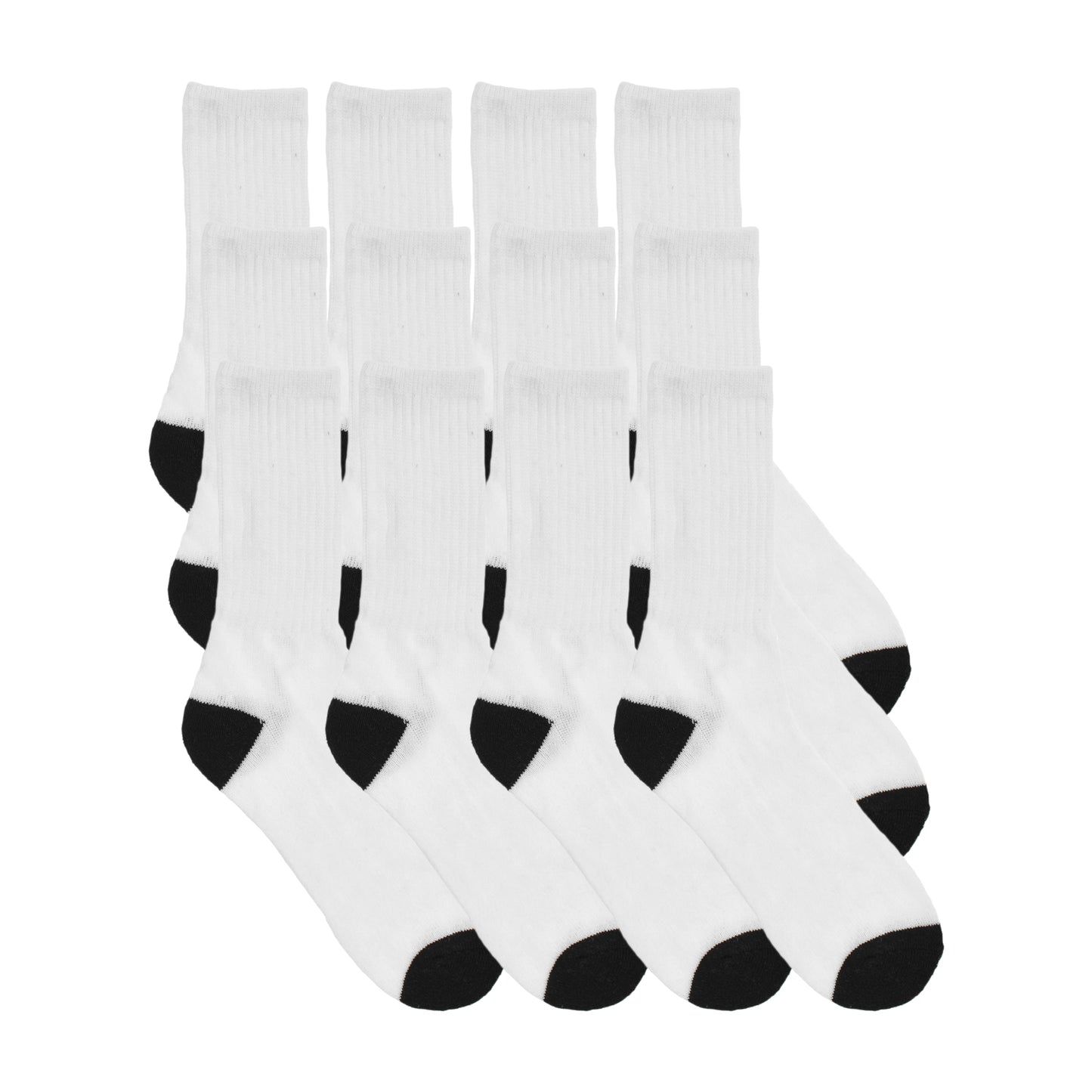 Swan Unisex Sports Socks (12-Pairs), #H939