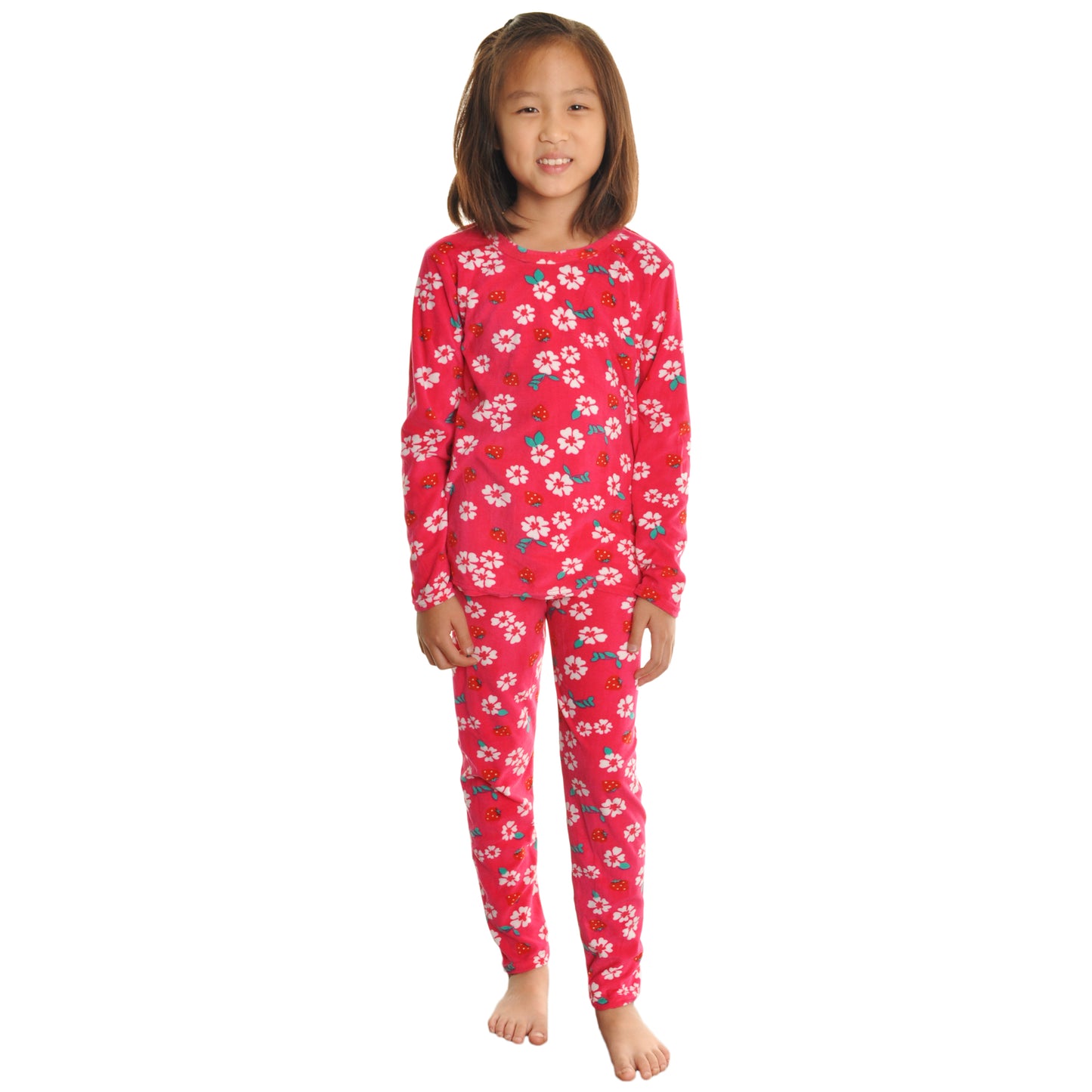 Angelina Girls Velvet Assorted Pattern Lounge Sets (3-Pack), #0041SET