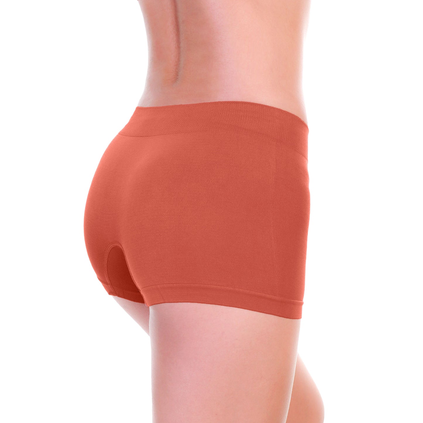 Angelina Seamless Microfiber Boyshort Panties (12-Pack), #SE973