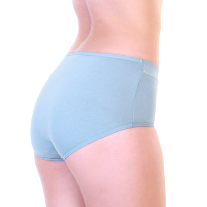 Angelina Cotton Mid-Rise Briefs Panties with Front Stitch Detail (12-Pack), #G6761