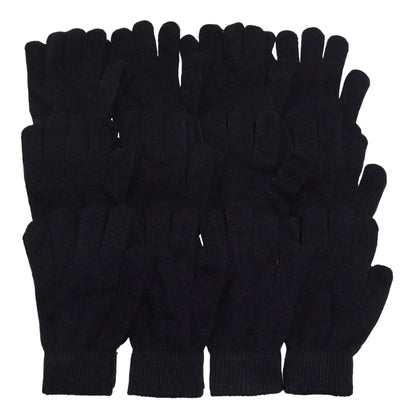 Angelina Unisex Knitted Fingerless Gloves (12-Pack), #WG168
