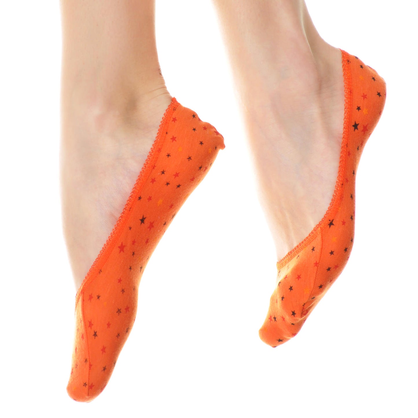 Angelina Colorful Graphic No-Show Socks (12-Pairs), #SK34