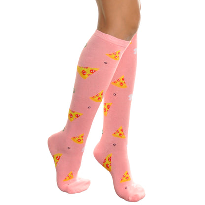 Angelina Knee-High Novelty Foodie Socks (6-Pairs), #2546