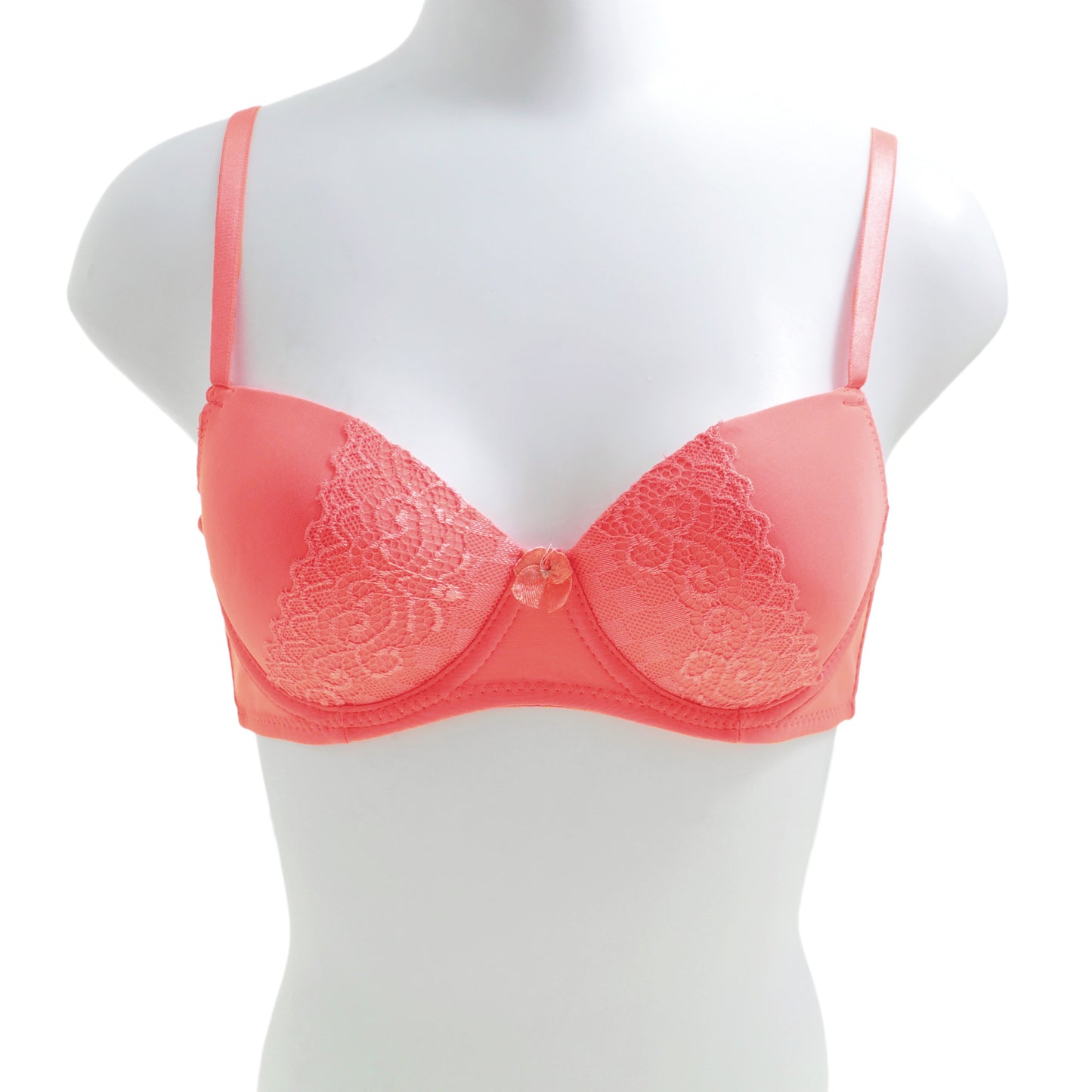 Angelina Lace A-Cup Demi Bras with Convertible Straps (6-Pack), #B964A