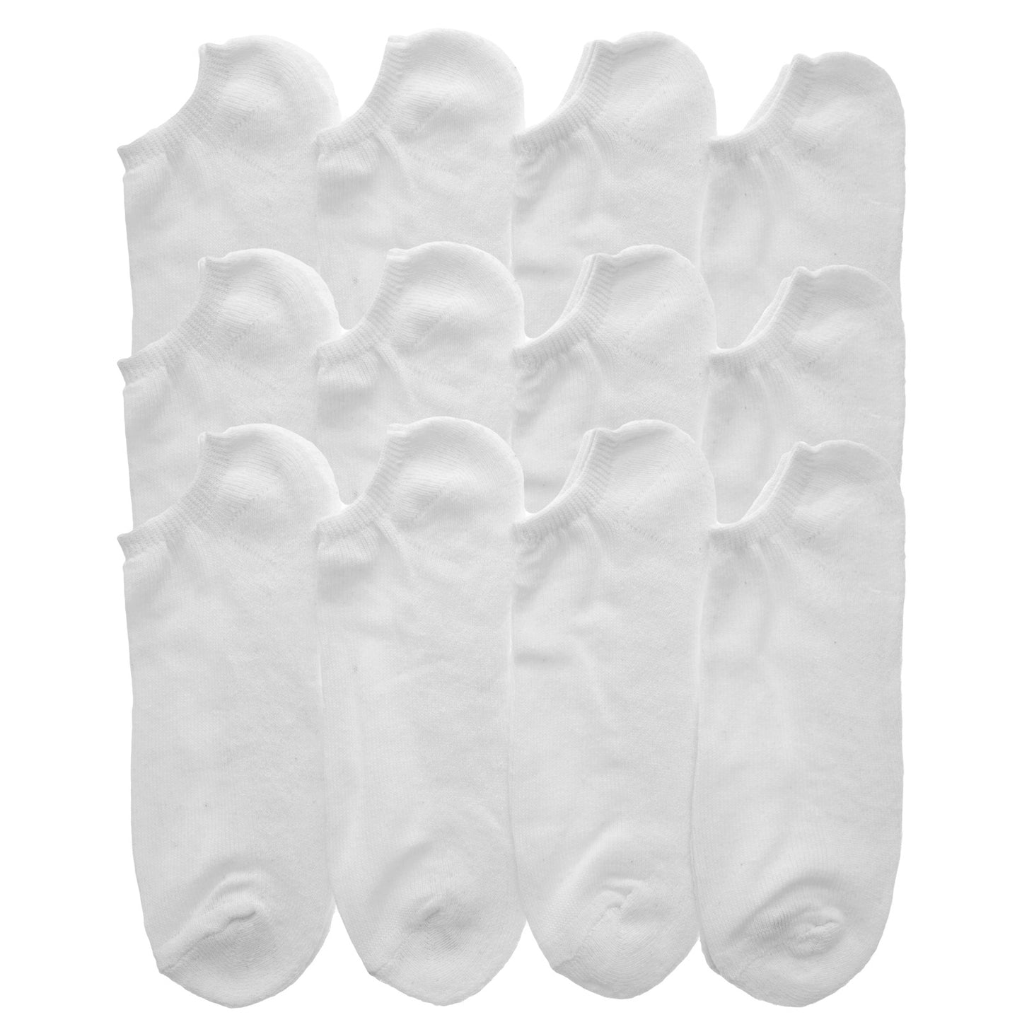 Swan Unisex No-Show Socks (12-Pairs), #H229