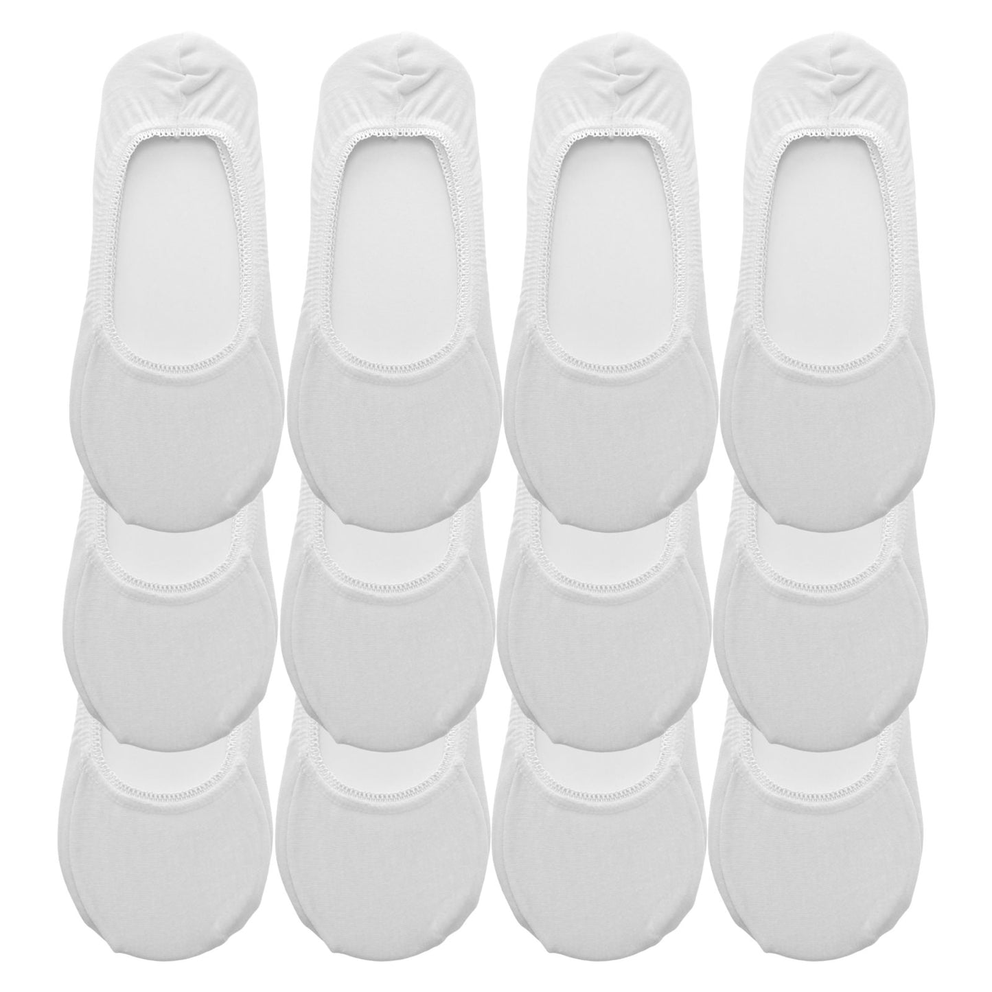 Angelina Cotton No-show Liner Socks (12-Pairs), #SK33