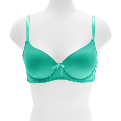 Angelina Wired A-Cup T-Shirt Bra with Convertible Straps (6-Pack), #B961A