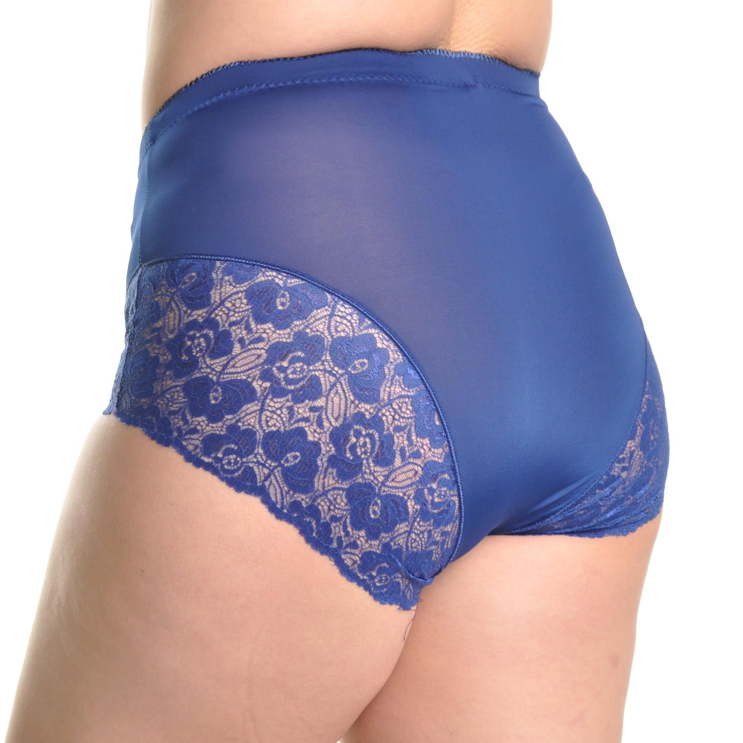 Angelina High Waist Light Control Briefs with Lace Accent Detail (6-Pack), #G911