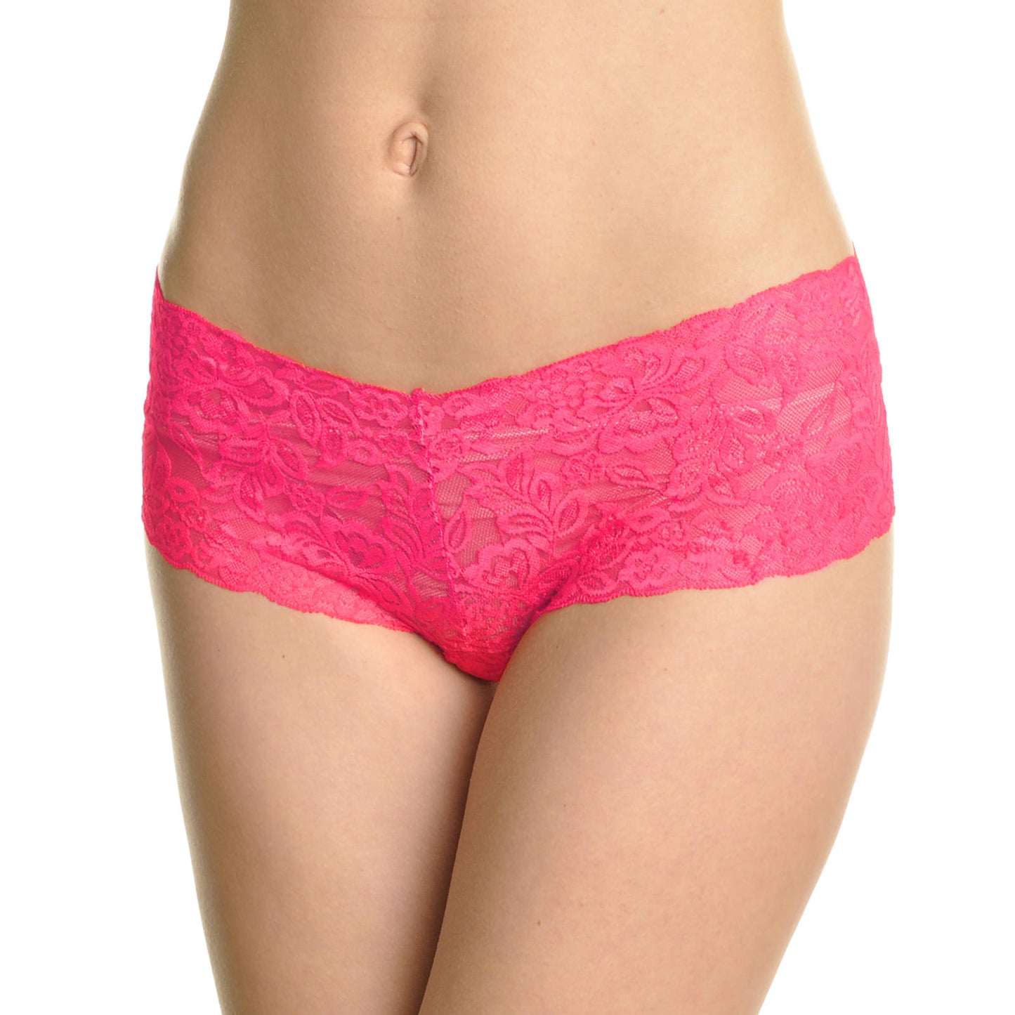 Angelina Open-Crotch Cheeky Boxers with Floral Lace Design (2-Pack), #G3252