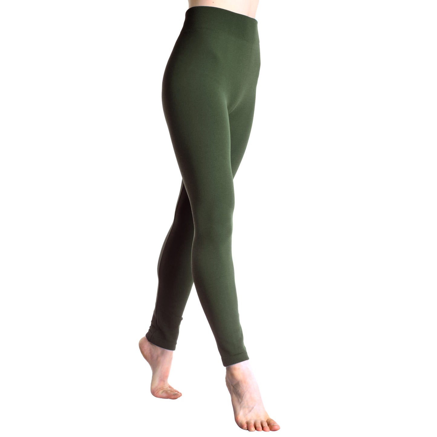 Angelina Seamless Footless Leggings with Winter Warmth Plus Lining (6 or 12 Pack), #022