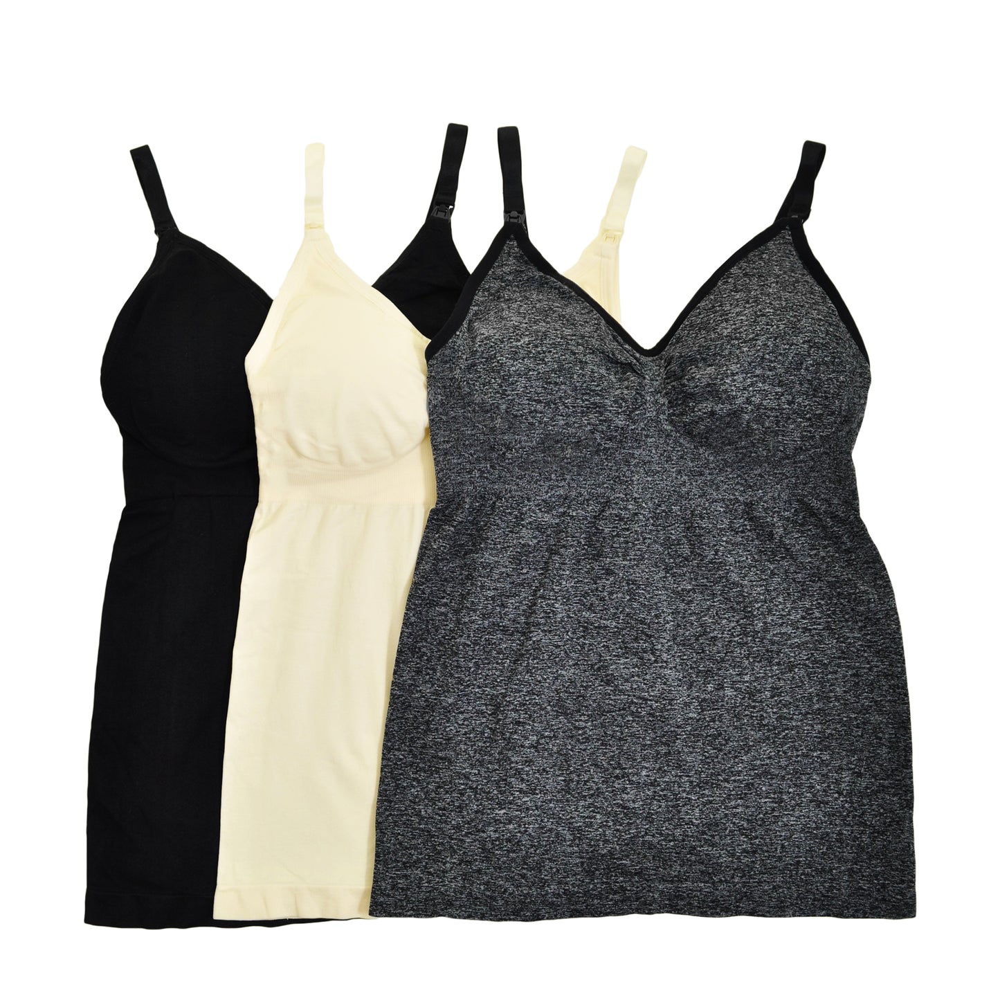 Angelina Seamless Nursing Tank Top (3-Pack), #SE869