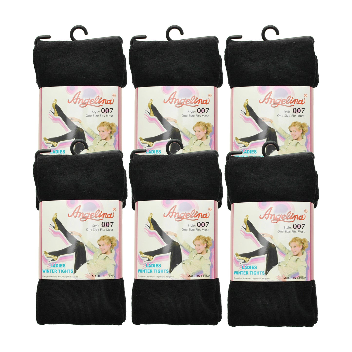 Angelina Winter Warmth Footed Tights (3 Dozen), #007