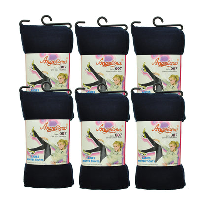 Angelina Winter Warmth Footed Tights (3 Dozen), #007