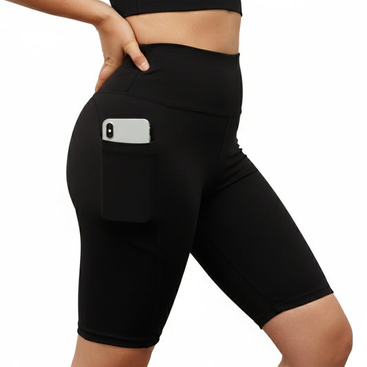 High Rise Bike Shorts with Pockets (3 Dozen), #045