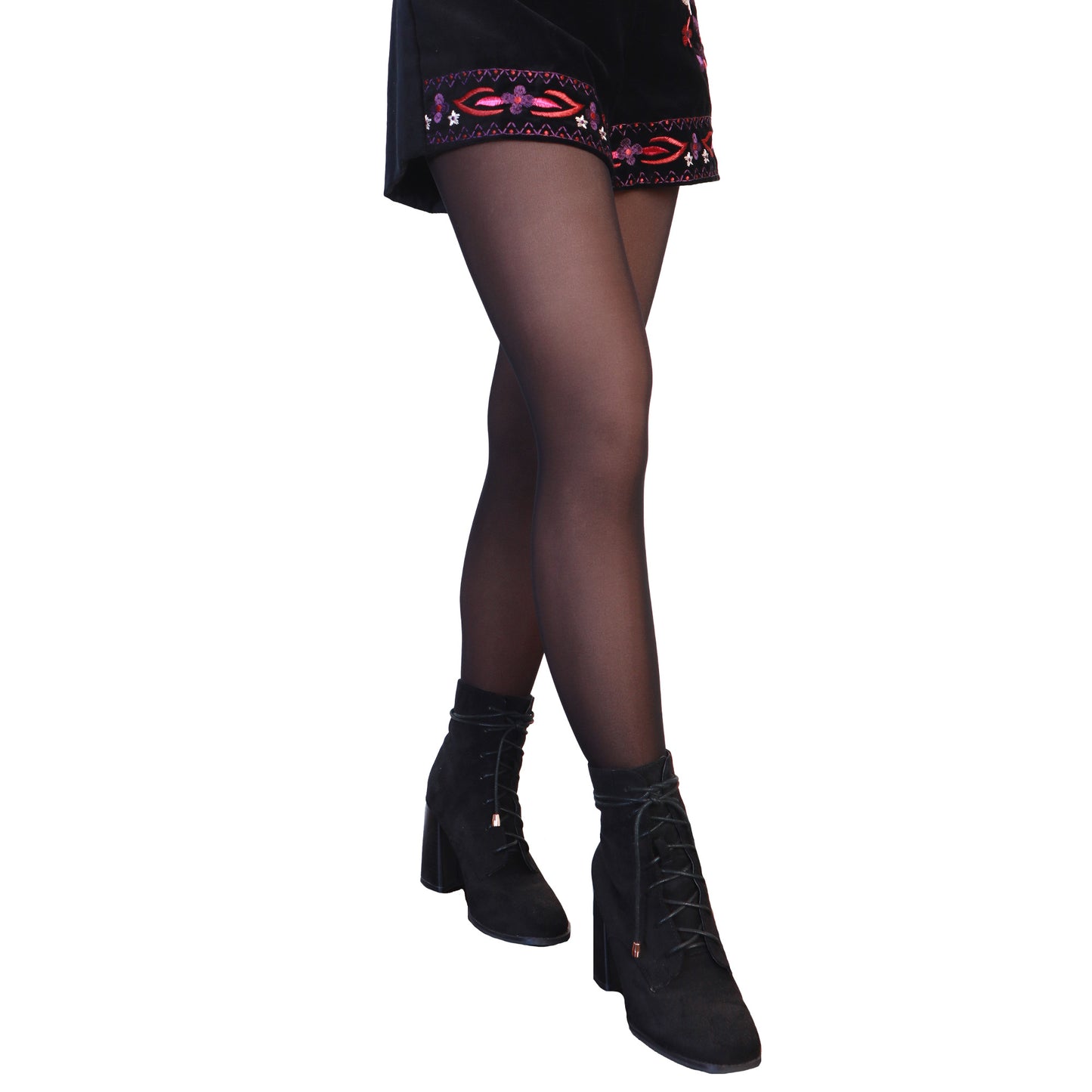 Faux-Sheer High Waisted Tights (6-Pack), #097