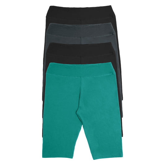 Angelina Women's Microfiber High Waist Knee Length Shorts (2 Dozen), #135