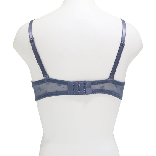 Angelina Wired A-Cup Bras with Mesh Diamond Print Design (6-Pack), #B381A