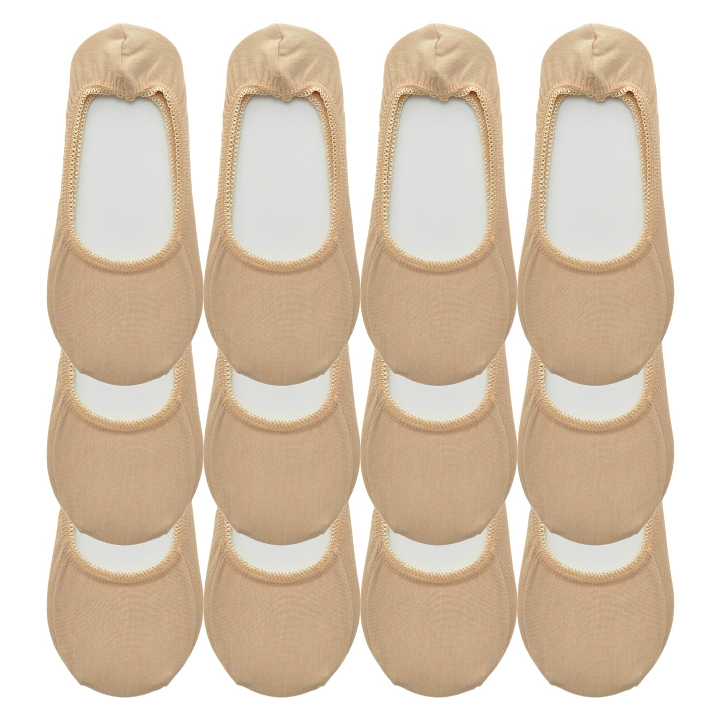 Angelina No-Show Socks (12-Pairs), #SK23