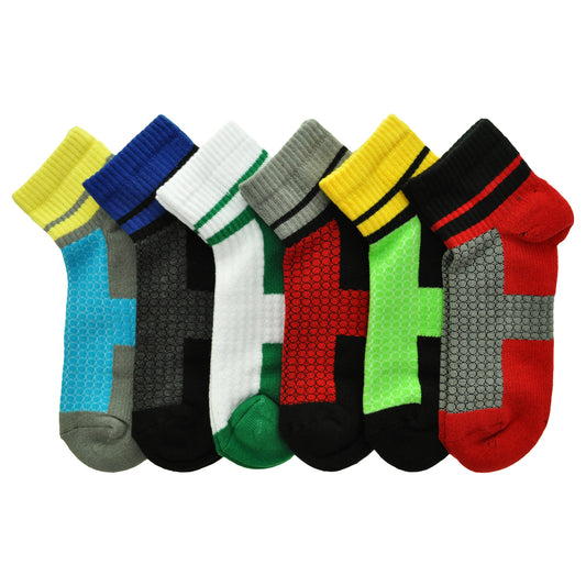 Angelina Unisex Sports Socks with Cushioned Sole (3 Dozen), #1305