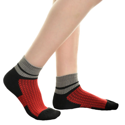 Angelina Unisex Sports Socks with Cushioned Sole (3 Dozen), #1305