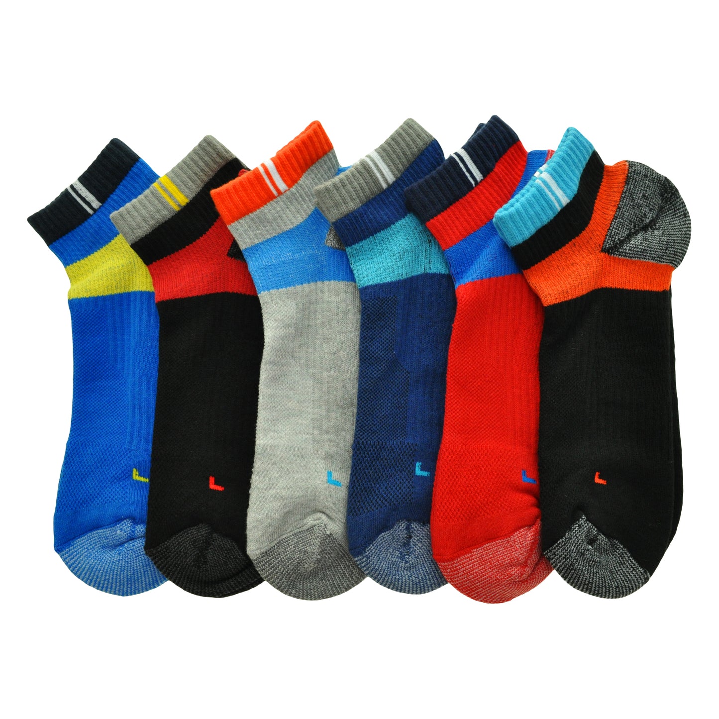 Angelina Unisex Low-Cut Cotton Sports Socks with Cushioned Sole (3 Dozen), #1306