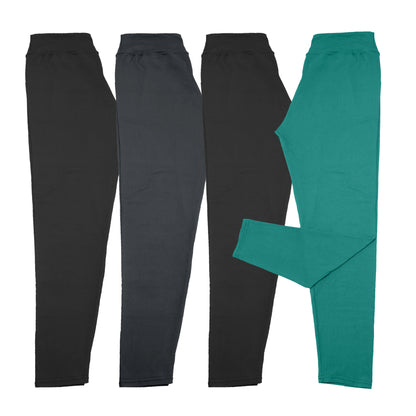 Angelina Women's Microfiber High Waist Full Coverage Cropped Legging (2 Dozen), #138